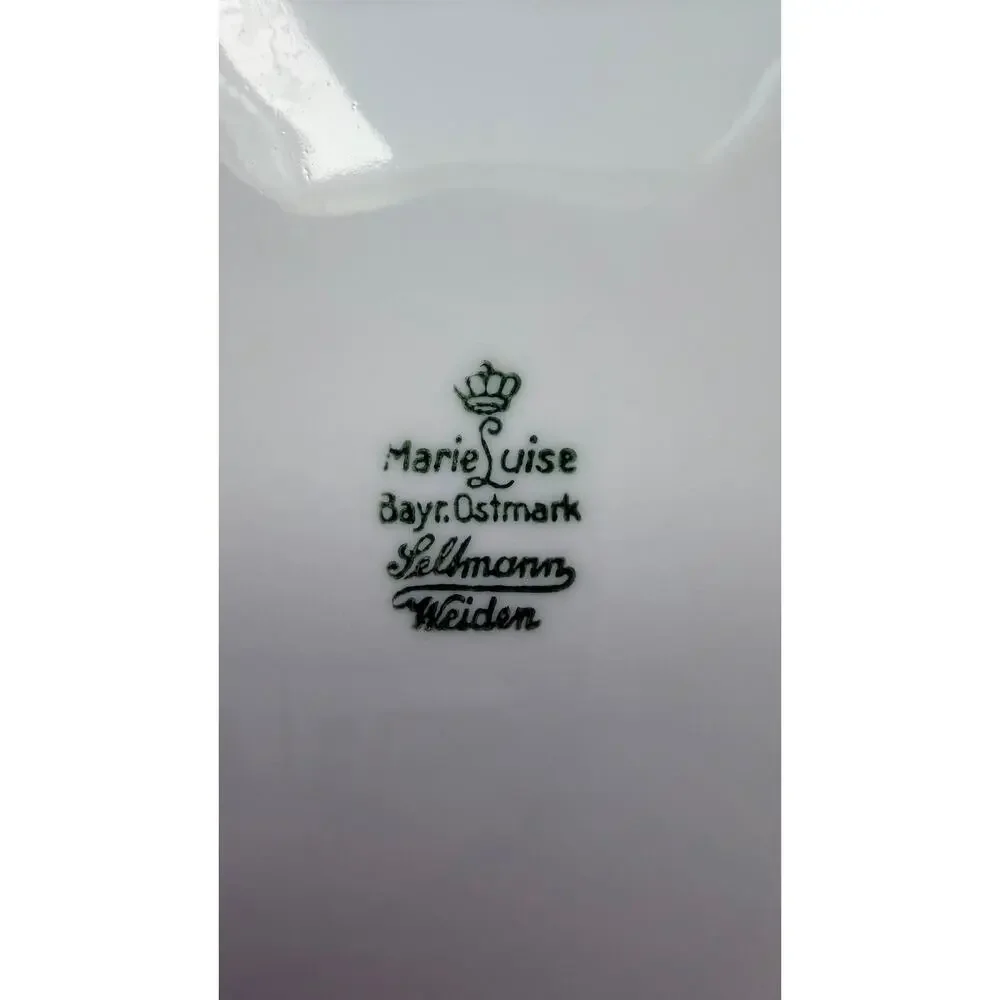Vintage Seltmann Weiden Marie Luise Bayr Ostmark White Serving Bowl Germany 10”